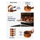 thumbnail image 3 of Juego de 4 tazones para sopa LE TAUCI, cebolla francesa, 470 ml, cerámica con tapa, 3 of 7