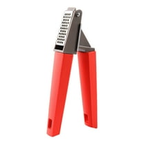 Easy-Clean Garlic Press No Need to Peel, 7.5 Inch Stainless Steel Garlic Mincer & Ginger Crusher with Non- Handle, Dishwasher Safe Kitchen Tool for Cooking