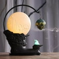 thumbnail image 3 of Xingzhi Incense Holder Decorative Backflow Tea Ceremony for Office Lotus heart, 3 of 9