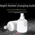 thumbnail image 2 of Led rechargeable light bulb night market lighting stall light bulb outdoor household emergency USB, 2 of 4