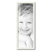 ArtToFrames 10" x 28" White Picture Frame, 10x28 inch White Wood Poster Frame (WOM-5138)