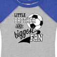 thumbnail image 4 of Inktastic Little Brother and Biggest Fan Soccer Player Boys Baby Bodysuit, 4 of 5