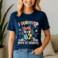 thumbnail image 5 of I Survived 67 Days of School, Black Cat Meme, Funny Teacher School Shirt, Back to School Tshirt, Classroom Humor Tee, Teacher Student Gift, 5 of 5