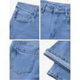thumbnail image 6 of EMMIOL Women's High Waist Stretchy Flare Jeans Light Wash Bell Bottom Denim Pants Y2K Trendy Vintage Jeans, 6 of 6