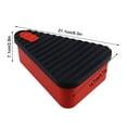 thumbnail image 2 of Bouanq Pizza Slice Container Storage with Lids Food Grade Silicone Lunch Box Plastic Pizza Box Sealed Lunch Lunch Box, 2 of 2