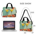 thumbnail image 3 of FORMRS 16" Laptop Sleeve Bag Carrying Case with Handle Travel Shoulder Briefcase, Green Glasses, 3 of 8