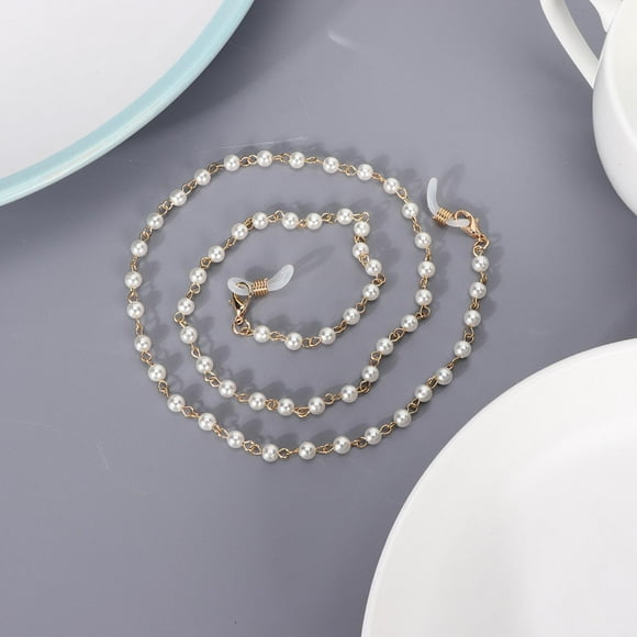 Anteojos Moda Imitación Perla Con Cuentas Gafas De Sol Gafas De Lectura Cadena De Anteojos Para Hombres Mujeres