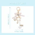 thumbnail image 3 of Metal Star Key Chain With Bow Design Stylish Key Pendant For Bags Durable And Eye Catching Present, 3 of 8
