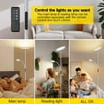 thumbnail image 4 of OUTON LED Floor Lamp with Side Light Standing Lamp for Living Room Silver, 4 of 6