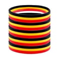 thumbnail image 1 of Juego De 5 Pulseras Para Aficionados De Alemania Y La Eurocopa 2024. Negro, Rojo Y Dorado., 1 of 8