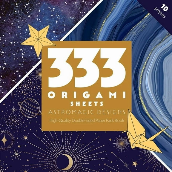 333 Origami Sheets Astro Magic Designs: High-Quality Double-Sided Paper Pack Book, (Paperback)