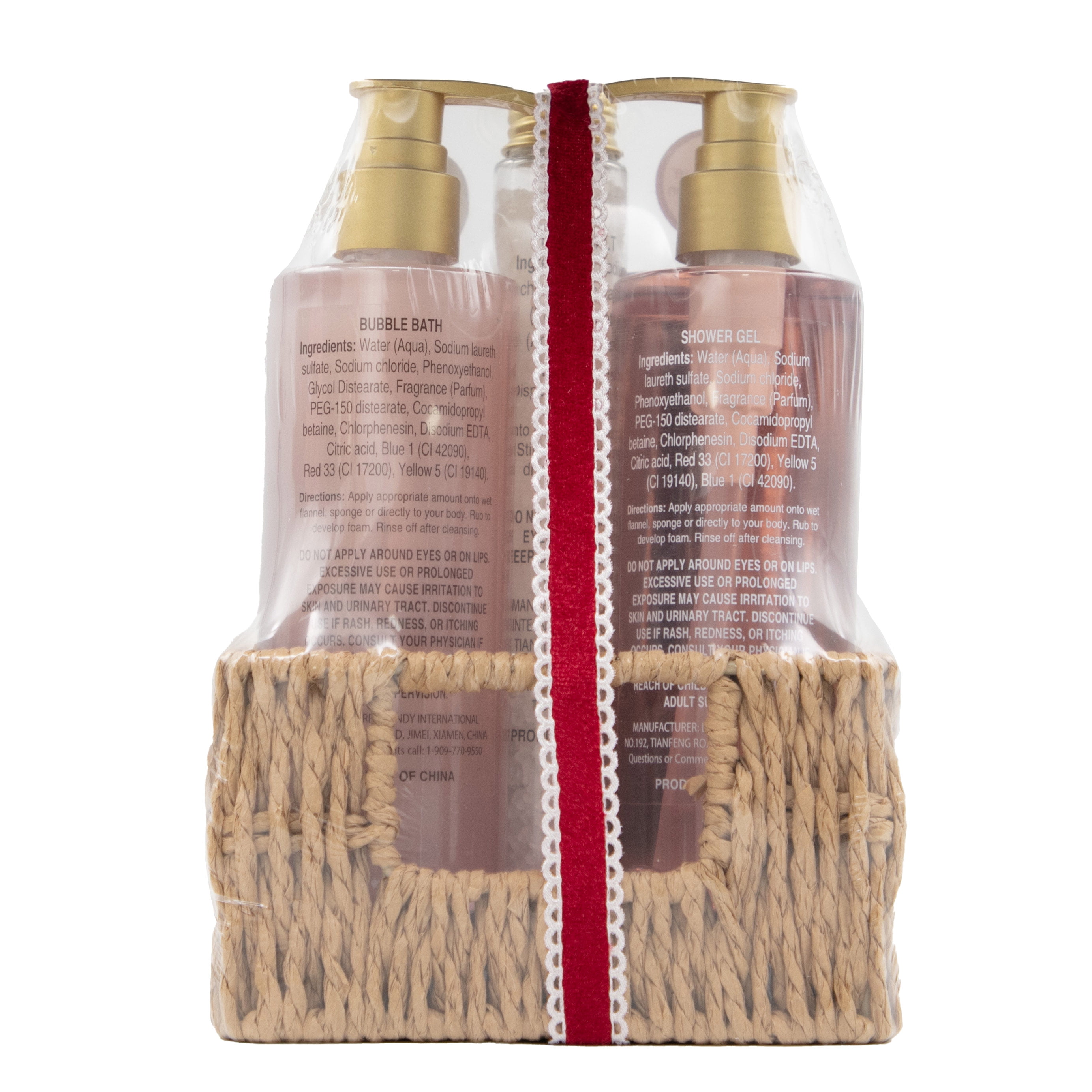 Bath Gift Set, Joyous Garden Scent, 6 Pieces