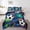 Blue 02, variant on Erosebridal Green Splatter Soccer Twin Comforter Sets, Cartoon Honeycomb Bedding Set for Boys and Girls, 2pcs