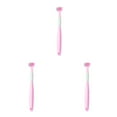 thumbnail image 3 of Guardoinrt Tongue Scraping Toothbrush In One Convenient Tool Made A22 Peach Pink Child 3Set, 3 of 6