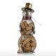 thumbnail image 1 of escultura de hierro Muñeco de nieve navideño Contenedor de corcho Artesanías de metal Decoración del hogar Artesanías prácticas Regalo de Navidad Tooarts escultura de hierro, 1 of 7