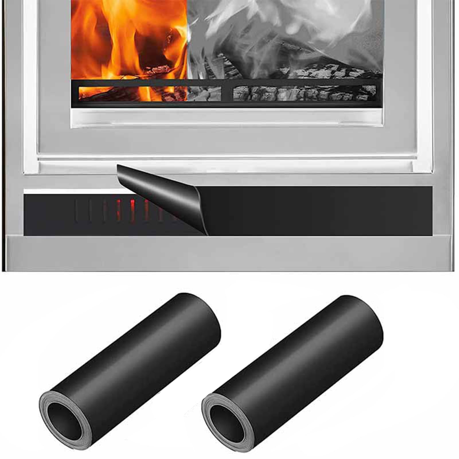 Bobasndm 2Pcs Magnetic Fireplace Plug-Fireplace Cover,Used to Block Cold  Air in Ventilation to Prevent Heat Loss-Fireplace Magnetic Screen-Indoor  Ventilation Cover 