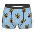 thumbnail image 4 of Goofa German Shepherd Puppy Printed Men's Boxer Briefs Underwear, Moisture-Wicking Underwear, Trunk,Soft and Breathable Cotton Underwear-Large, 4 of 9
