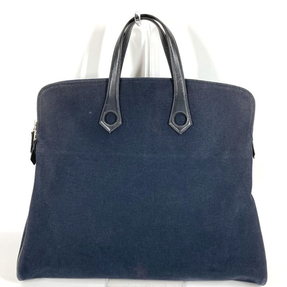 Pre-Owned HERMES Hermès Big Bag Boston Sac Evo GM Tote Handbag Leather Canvas Men's... (Fair)