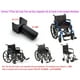 thumbnail image 3 of Guía de riel para asiento de silla de ruedas, compatible con tubos de 7/8 de pulgada, parte delantera y trasera común, piezas comunes de acero para sillas de ruedas estándar y sillas de transporte, re, 3 of 5