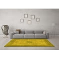 thumbnail image 3 of Ahgly Company Indoor Rectangle Abstract Yellow Modern Area Rugs, 8' x 10', 3 of 4