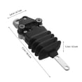 thumbnail image 2 of SEWCHICS Air Height Leveling Control Valve for Trailer and Truck Black Easy to Install, 2 of 8