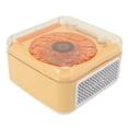 thumbnail image 1 of Wireless  Speaker, Small Record Player Night Light USB Rechargeable Desktop Wave Speaker for Bedroom Party, 1 of 7