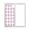 White Light Pink, variant on No Glue Heat Blocking Window Flims, Cream White Buffalo Check Window Privacy Film Frosted, Farmhouse Plaid Modern Geometric Peep-proof Door Windows Tint for Bathroom, Dormitory, 17.7 x 78.7 Inches