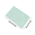thumbnail image 2 of BSMAT Stone Bath Mat Diatomaceous Earth Shower Mat, 24"x16" Extra Thick Ultra Soft Bath Mat, Non-Slip Super Absorbent Diatomite Stone Mats for Bathroom Floor, Quick-Drying Easy to Clean(Mint Green), 2 of 6