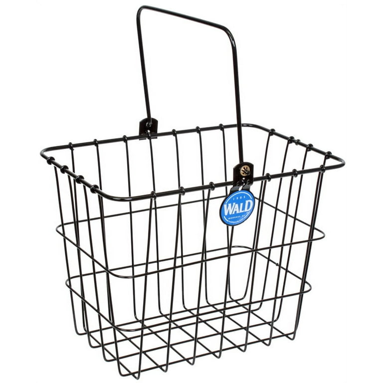 Wald 114GB Lift Off Compact Front Bike Basket Black
