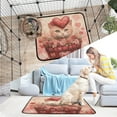 thumbnail image 7 of Qxltty Red Basket Cat Cat litter Pads Pet Set of 3 Diaper Mats Center Anti-leakage Layer Absorbent Soft and Comfortable, 7 of 7