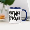 thumbnail image 3 of CafePress - Wander Forever - 11 oz Ceramic Mug - Novelty Coffee Tea Cup, 3 of 4