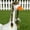 C, variant on Porch Goose Apparel Colorful Synthetic Braiding Garden Goose Hair Braids Curly Braiding Hair Outfits with White Bow Decoration for Outdoor Patio & Yard Goose Statues(A)