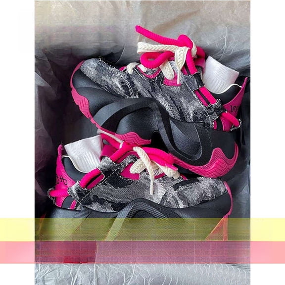 Women's Platform Sneakers Chunky Dad Shoes Height Increasing Trendy Casual Fashion Shoes, Women Shoes