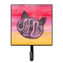 Cat Face Meow Watercolor Leash or Key Holder