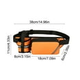 thumbnail image 3 of Aodebiao Waterproof Running Waist Pack Hydration Belt Fitness Fanny Pack for Outdoor Hiking Sports with Phone Pocket Lightweight Hands-Free, 3 of 6