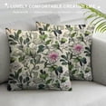 thumbnail image 3 of TIAOTIAOHOU Throw Pillow Cover Herbs Flowers Grass Watercolor Floral Beautiful Butterfly Rectangular Throw Pillow Covers for Couch Sofa Home Decor Cotton, 3 of 5
