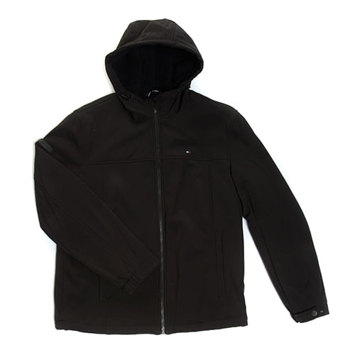 Mens Tommy Sherpa Lined Softshell L, Black -