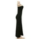 thumbnail image 4 of Vestido de mujer de una pieza con tirantes finos, corte ajustado, abertura hasta el muslo, vestido largo para fiesta, negro L, 4 of 13