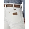 thumbnail image 2 of Vaqueros Wrangler de corte vaquero, ajustados, blancos, para hombre, 38 de ancho x 30 de largo, 2 of 3
