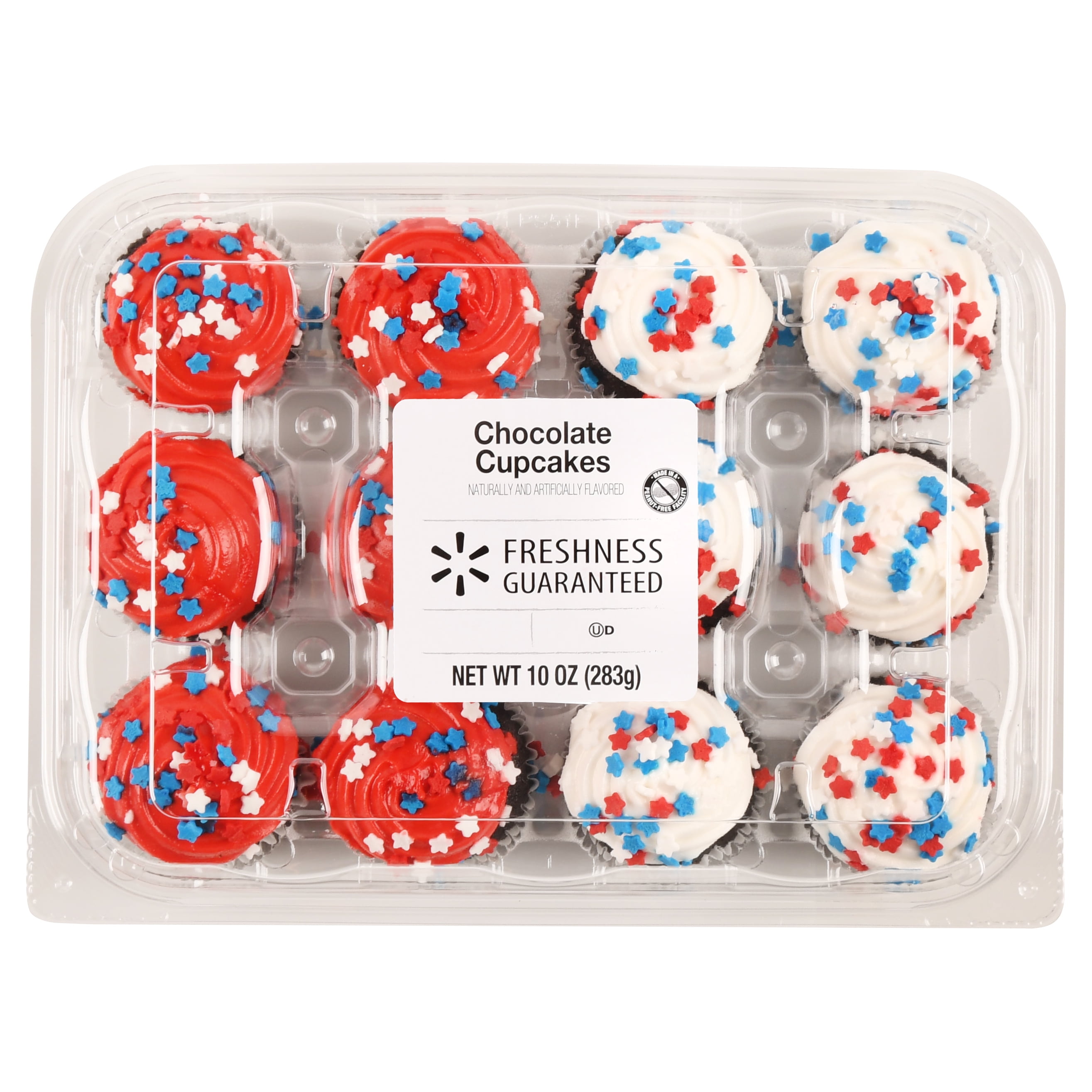 Freshness Guaranteed Chocolate Cupcakes, 10 oz, 12 Count