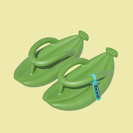 

Women s Banana Beach Sandals with Arch Support Comfortable Slippers for Beach Walking Daily Shopping Green 36-37