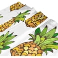 thumbnail image 3 of Coolnut Pineapples On White Bath Shower Curtain Liners 72x72in Polyester Waterproof Bath Curtains with Hooks, 3 of 6