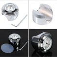thumbnail image 3 of 7/8" 1" Motorcycle Handlebar Mount Watch Precise Time Keeping Dial Clock White, 3 of 3