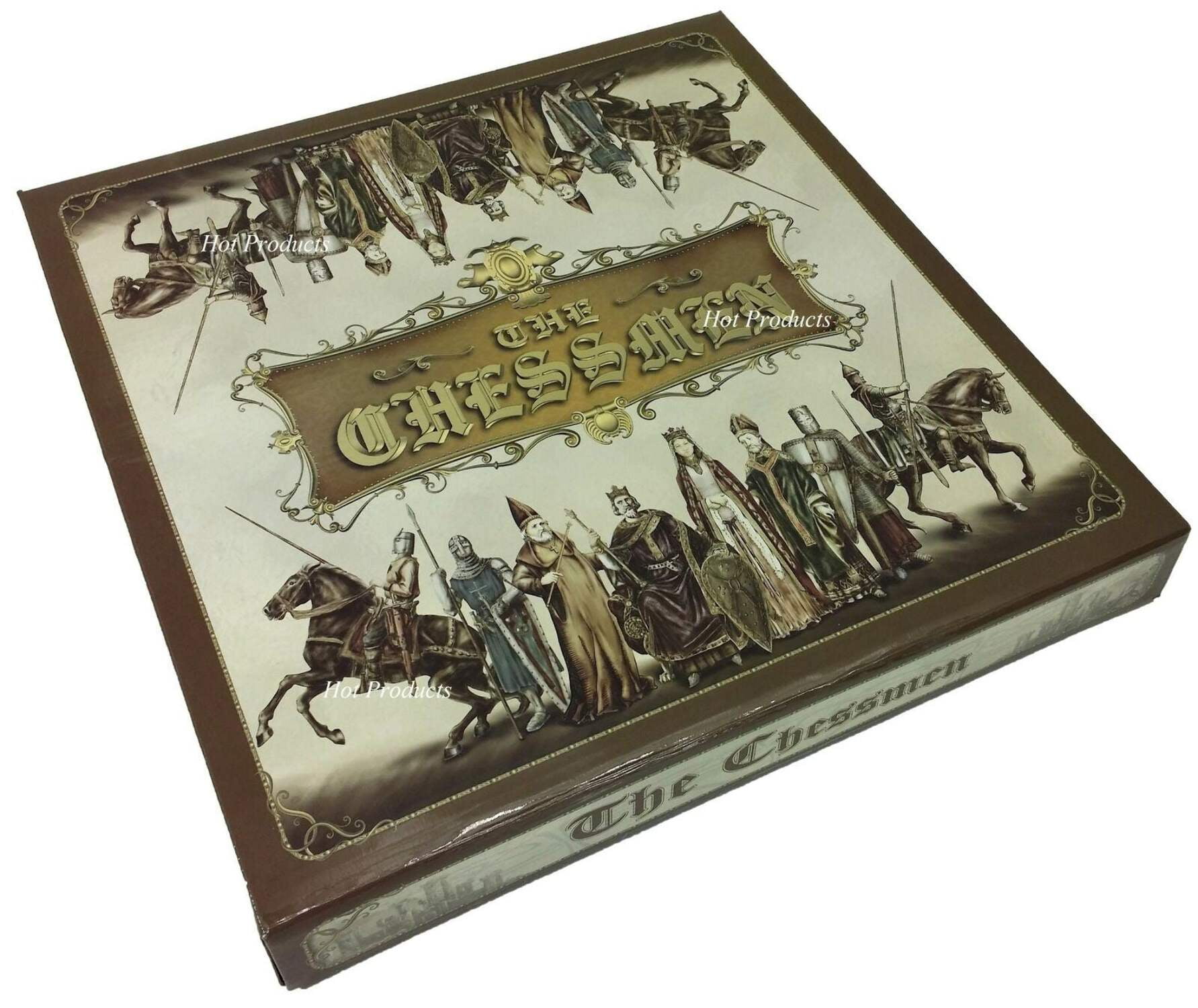Royal Cats Vs Dogs Chess Chess Set W 18" Walnut Color Board