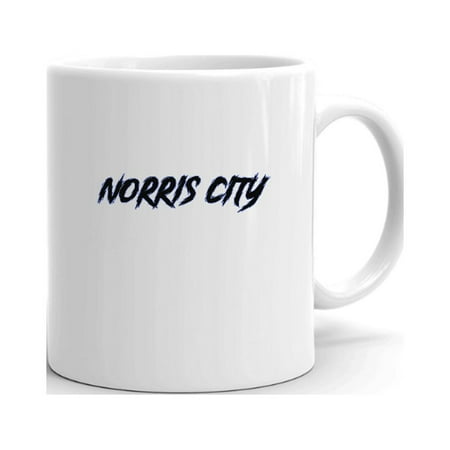 

Norris City Slasher Style Ceramic Dishwasher And Microwave Safe Mug By Undefined Gifts