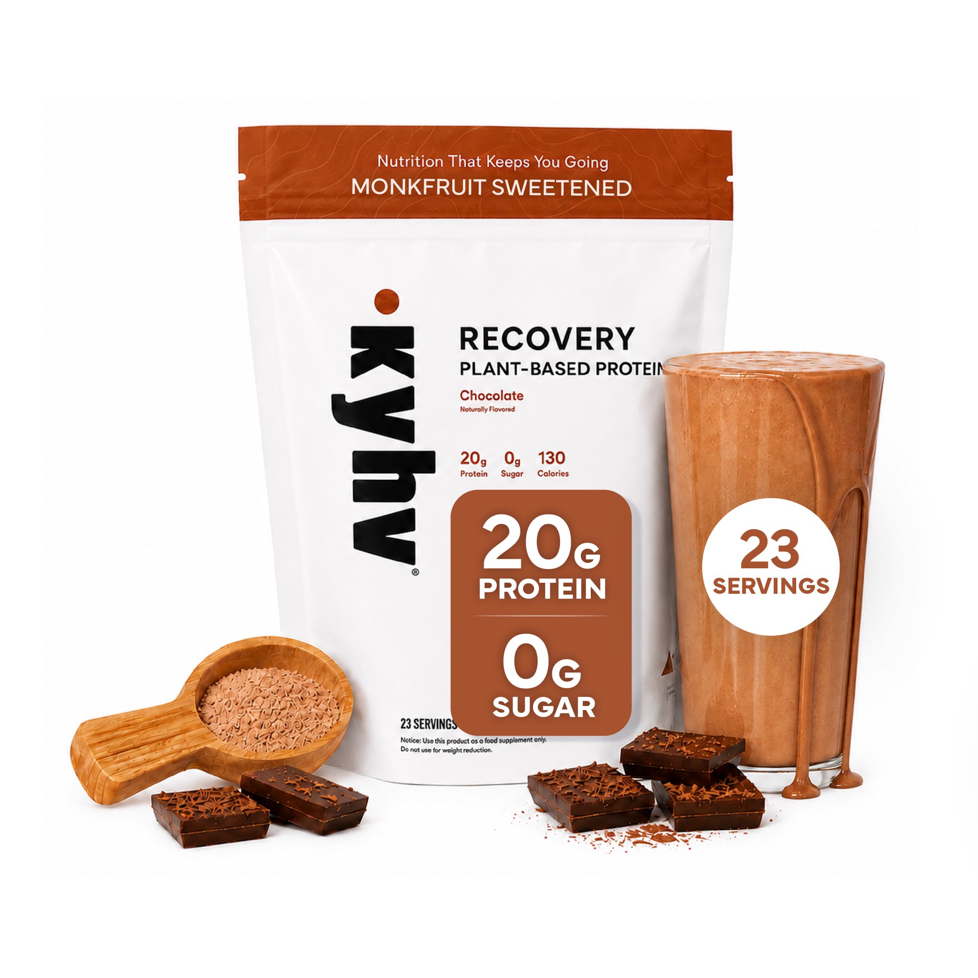 Kyhv Nutrition - Recovery Plant Based Protein (Chocolate - 1.75 lb)