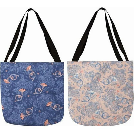 - Manual Woodworkers & Weavers SOMTME 18 x 18 in. Music to My Ears CPW Tote Bag