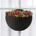thumbnail image 4 of D-GROEE Wall Planter Pots Outdoor Use Plastic, Small Wall Mounted Flowers Plant Basket for Home Garden Porch Balcony Kitchen Wall Decoration, 4 of 7