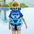 thumbnail image 5 of Gogokids Kids Swim Vest Float Life Jacket with Headrest Adjustable Safety Strap Swimming Training Aid Buoyancy Swimwear, Blue, S/M(1-3Years/24-33lbs), 5 of 9