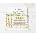 thumbnail image 4 of Inkdotpot 30 Books For Baby Shower Request Cards Bring A Book Instead Of A Card Floral Gender Neutral Baby Shower Invitations Inserts Games, 4 of 6